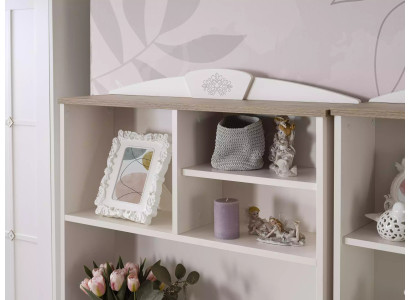 Tavolo per computer Scrivania Scrivania per bambini in legno Scaffale Libreria Bianco